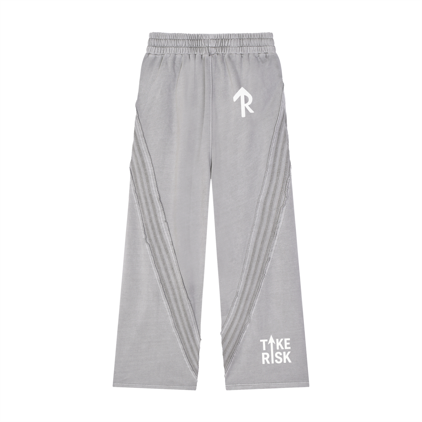 Snow Washed Tape Raw Edge Sweatpants