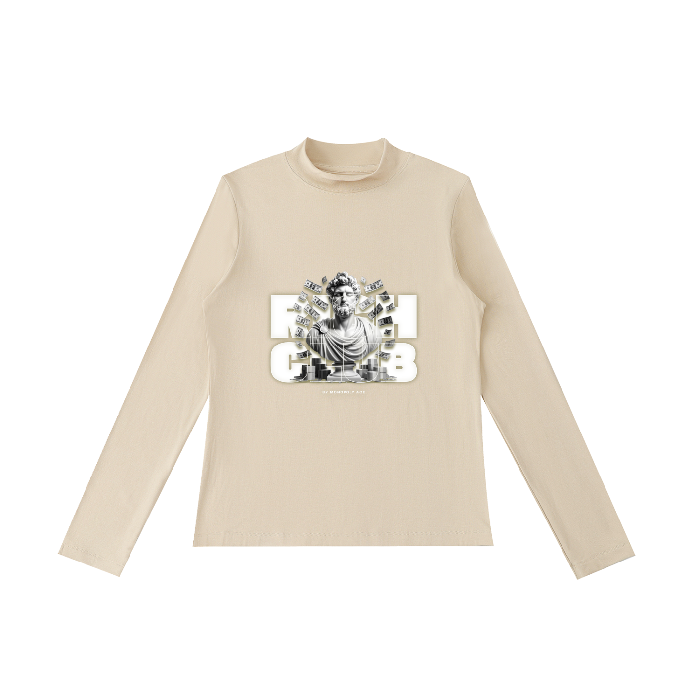 Essential Mock Neck Long Sleeve T-Shirt