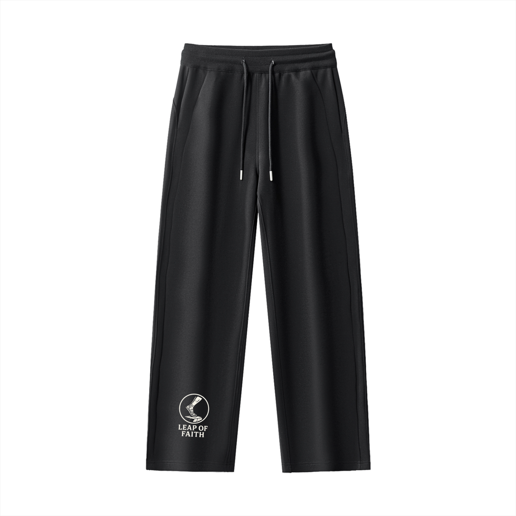 Essential Drawstring Straight-Leg Sweatpants