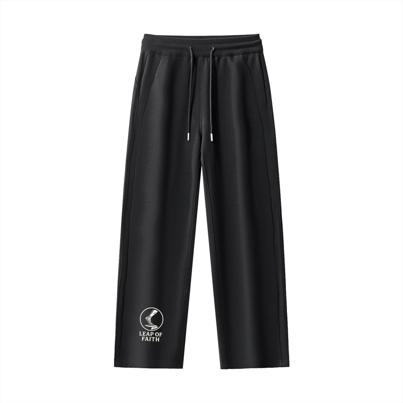 Essential Drawstring Straight-Leg Sweatpants