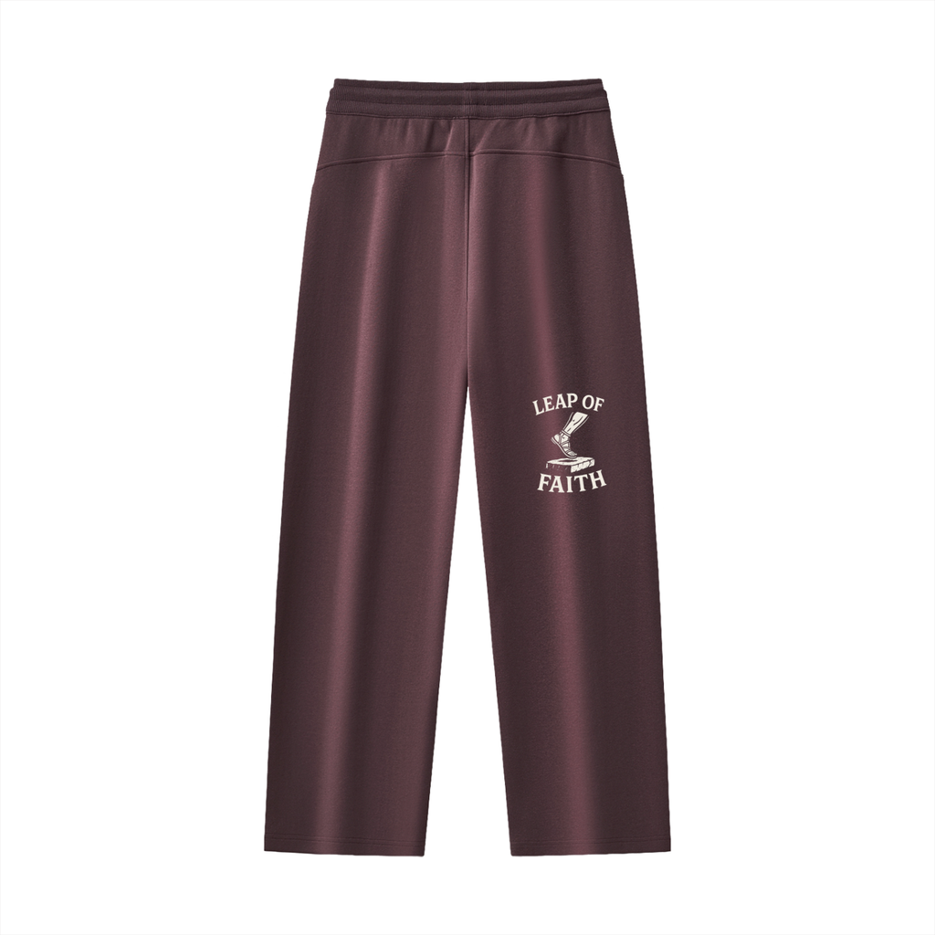 Essential Drawstring Straight-Leg Sweatpants