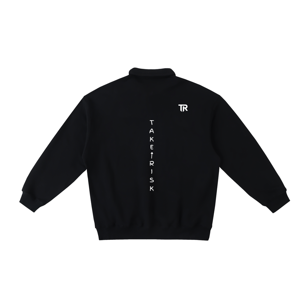 Heavyweight Polo-Collar Sweatshirt
