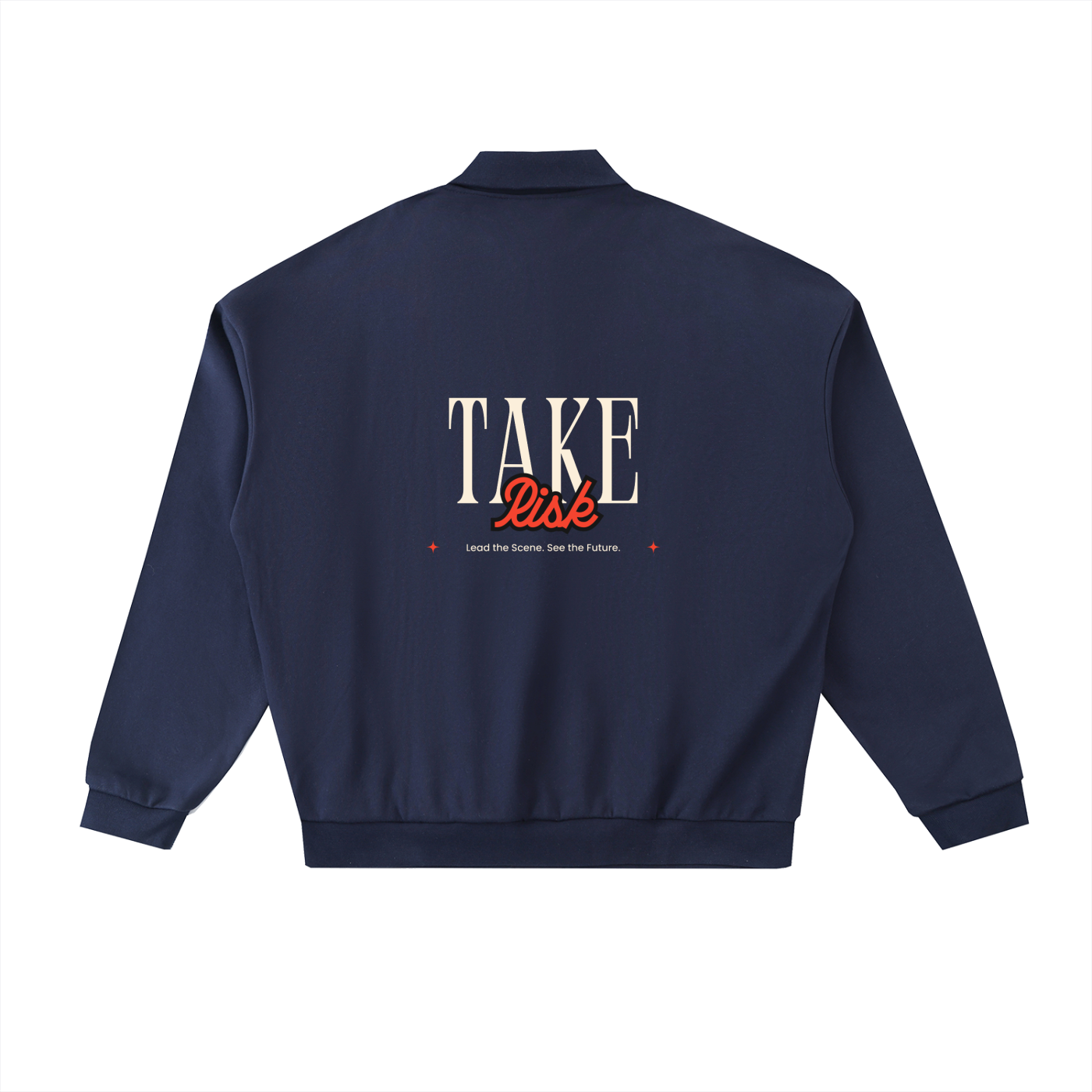 Heavyweight Fleece Polo Sweatshirt