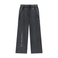 Snow Washed Tape Raw Edge Sweatpants