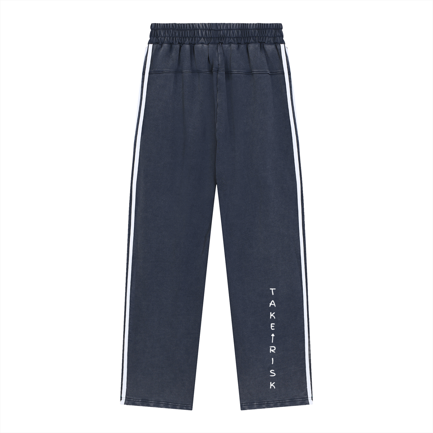 Snow Washed Contrast Tape Sweatpants