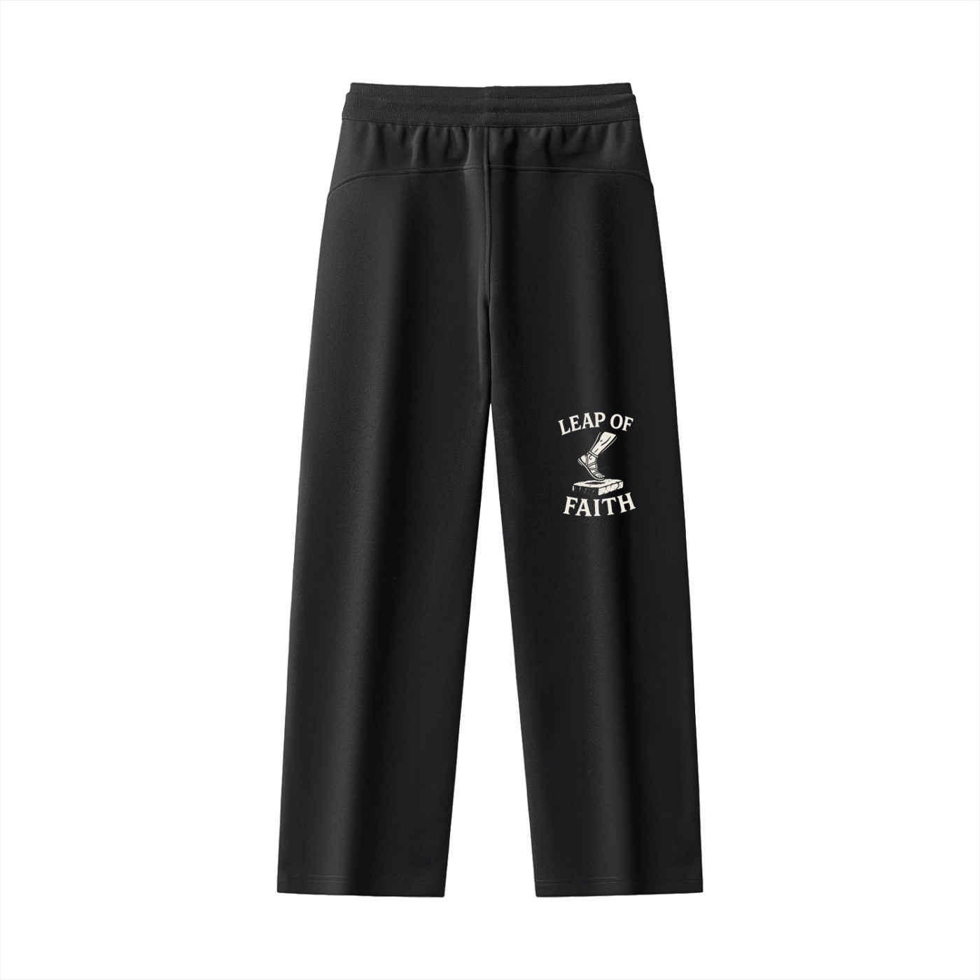 Essential Drawstring Straight-Leg Sweatpants
