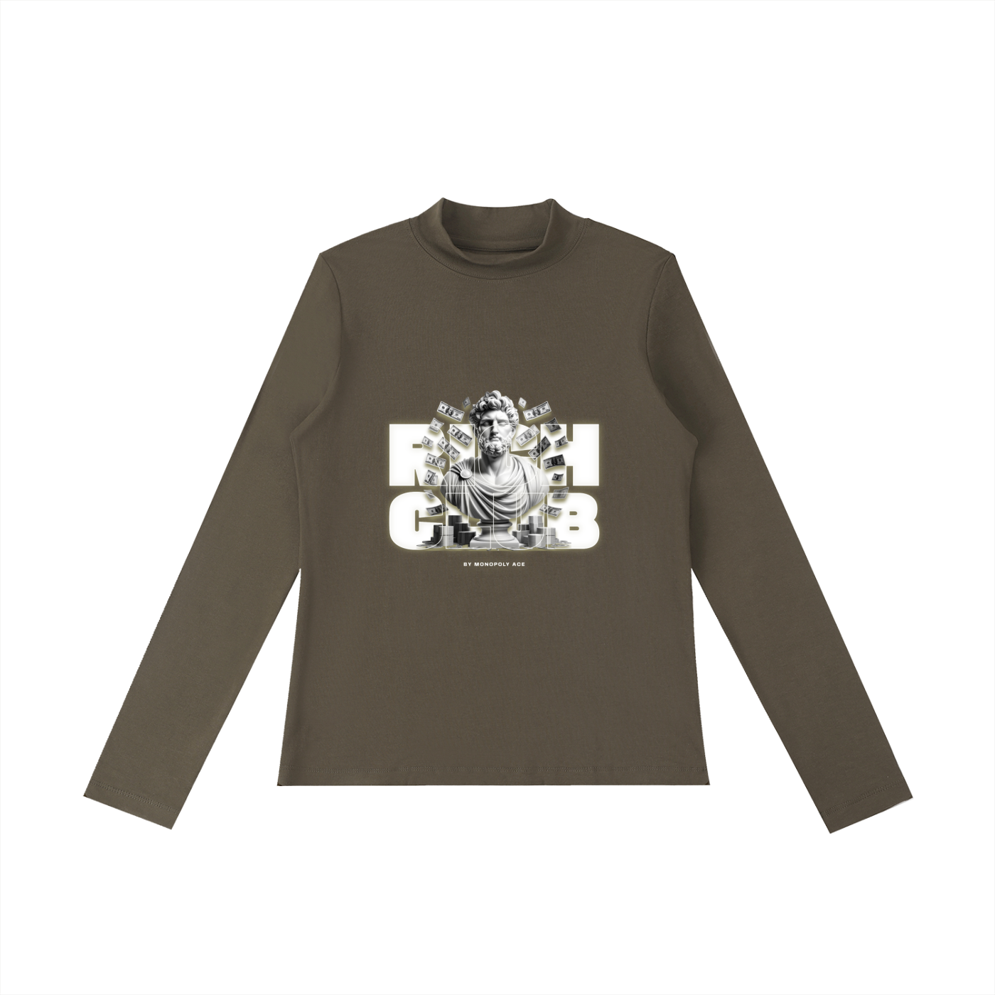 Essential Mock Neck Long Sleeve T-Shirt