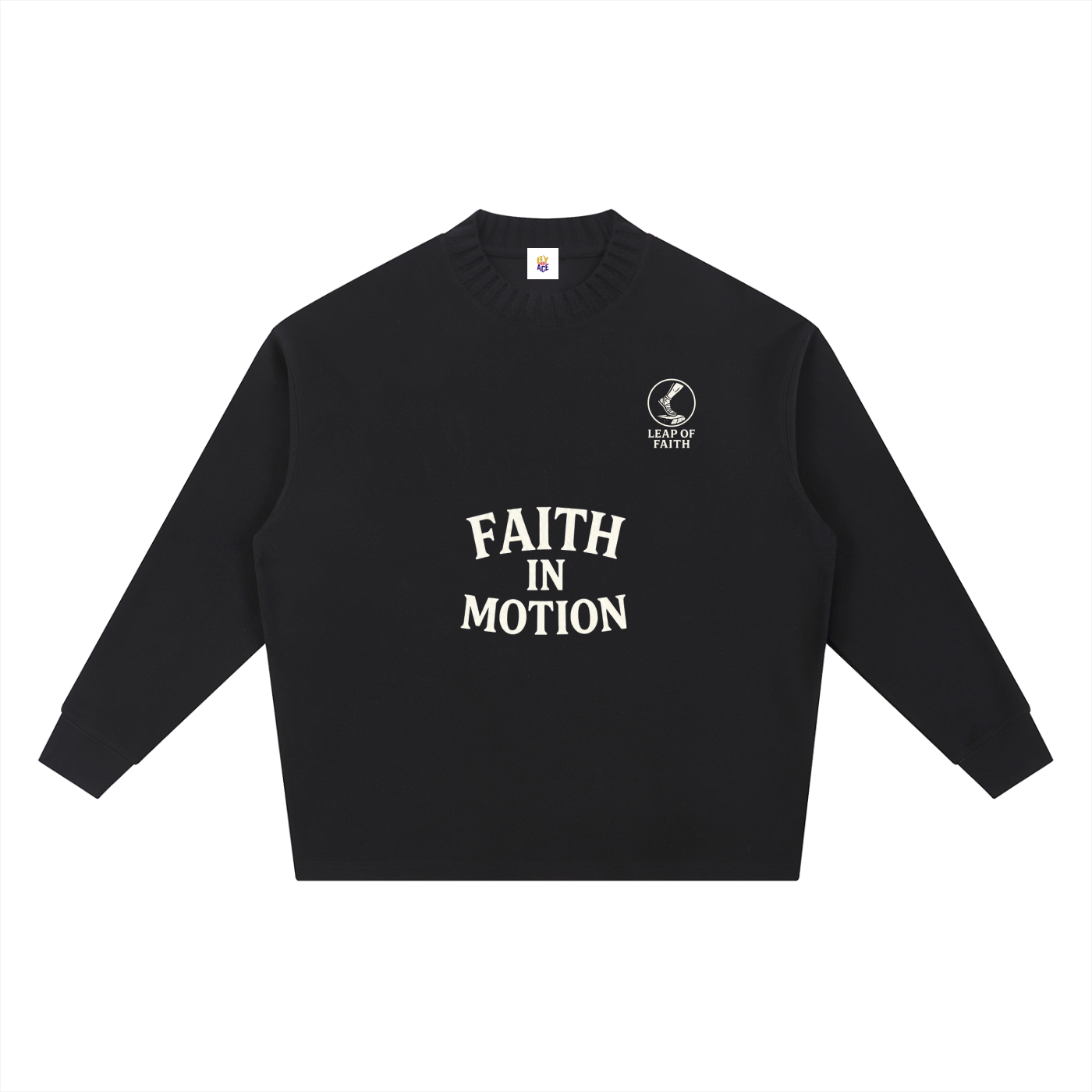 Knitted Round Neck Oversize Sweatshirt