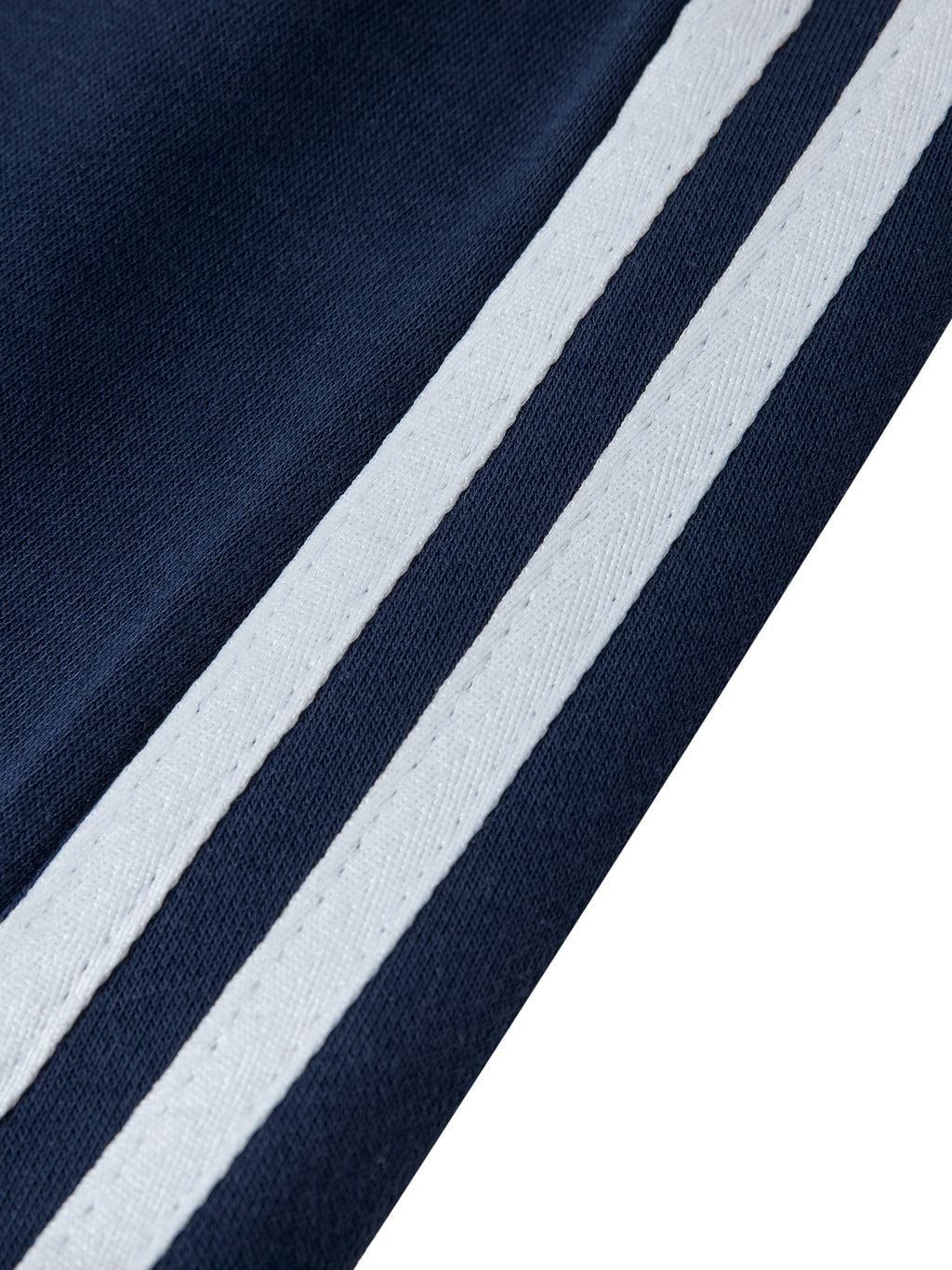 Contrast Side Stripe Slit Skirt